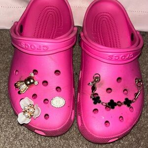 CROCS Pink Sandals with Ventilation Holes